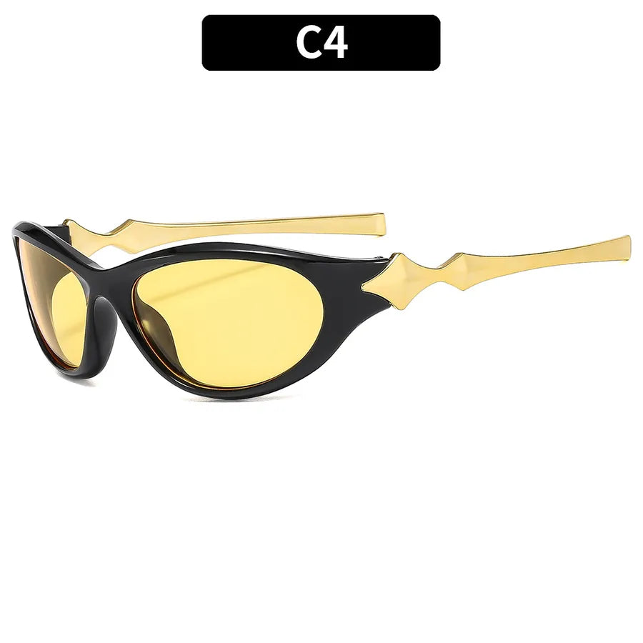 Streetwear Geometric Pc Special-Shaped Mirror Full Frame Glasses