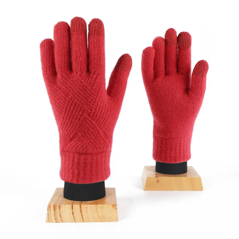 women's casual solid color gloves 1 pair