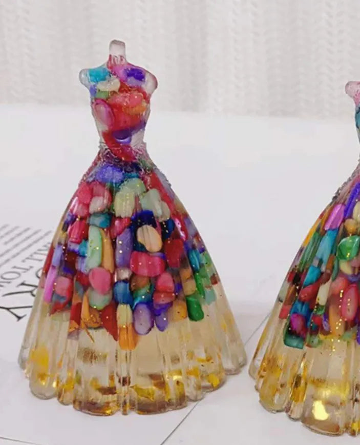 Elegant Romantic Simple Style Geometric Resin Crystal Ornaments Artificial Decorations