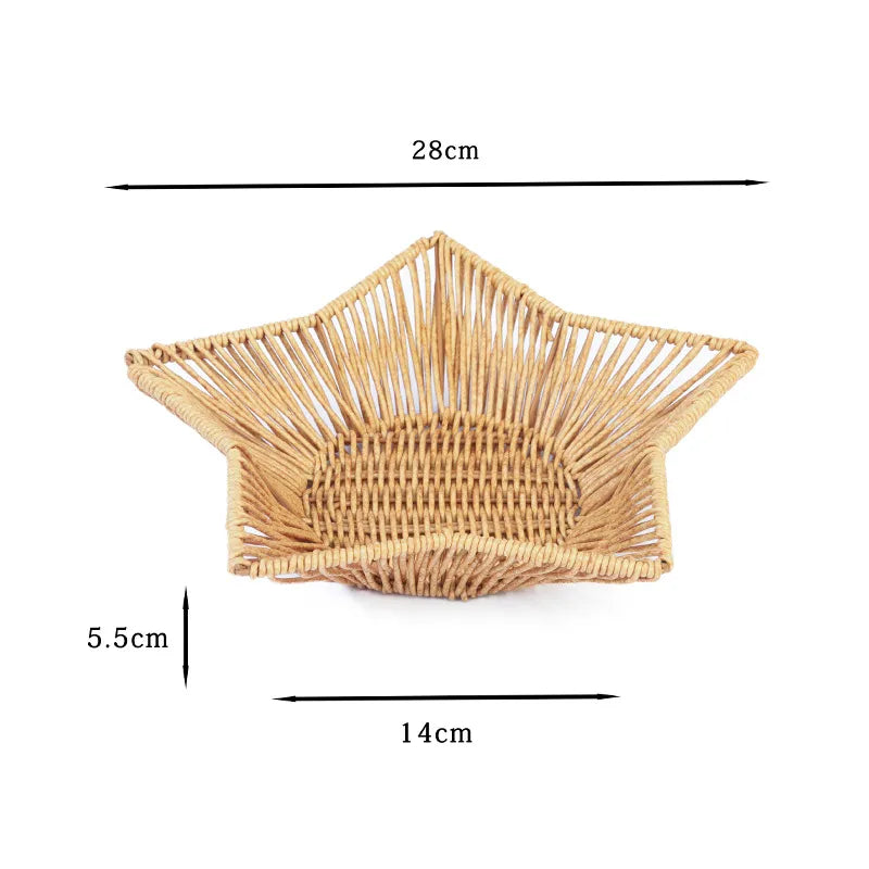 Simple Style Solid Color Storage Basket