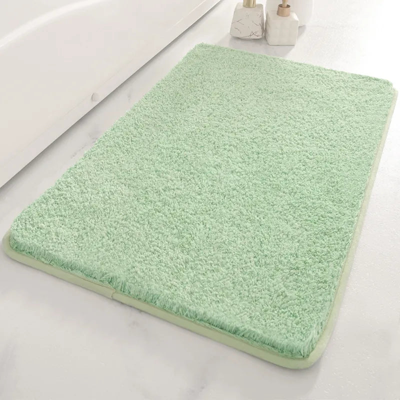 Cake velvet solid color bedroom living room carpet light luxury home entrance floor mat bathroom thickened absorbent non-slip floor mat