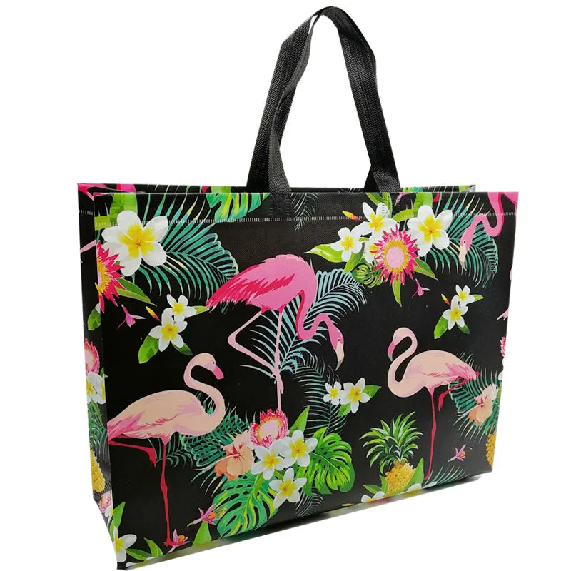 coated non-woven portable clothing handbag advertising shopping bag spot printed logo