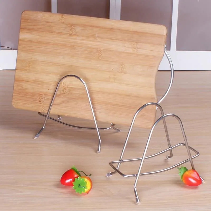 Simple Style Geometric 410 Stainless Steel Kitchen Racks