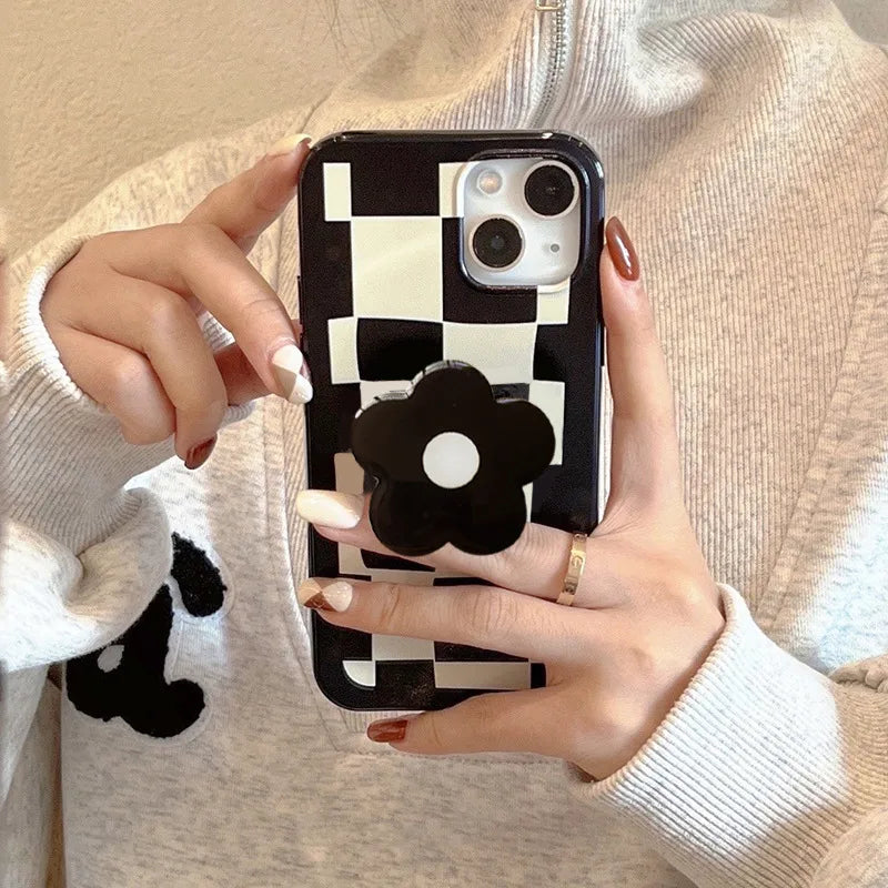 fashion plaid peanut tpu   phone accessories