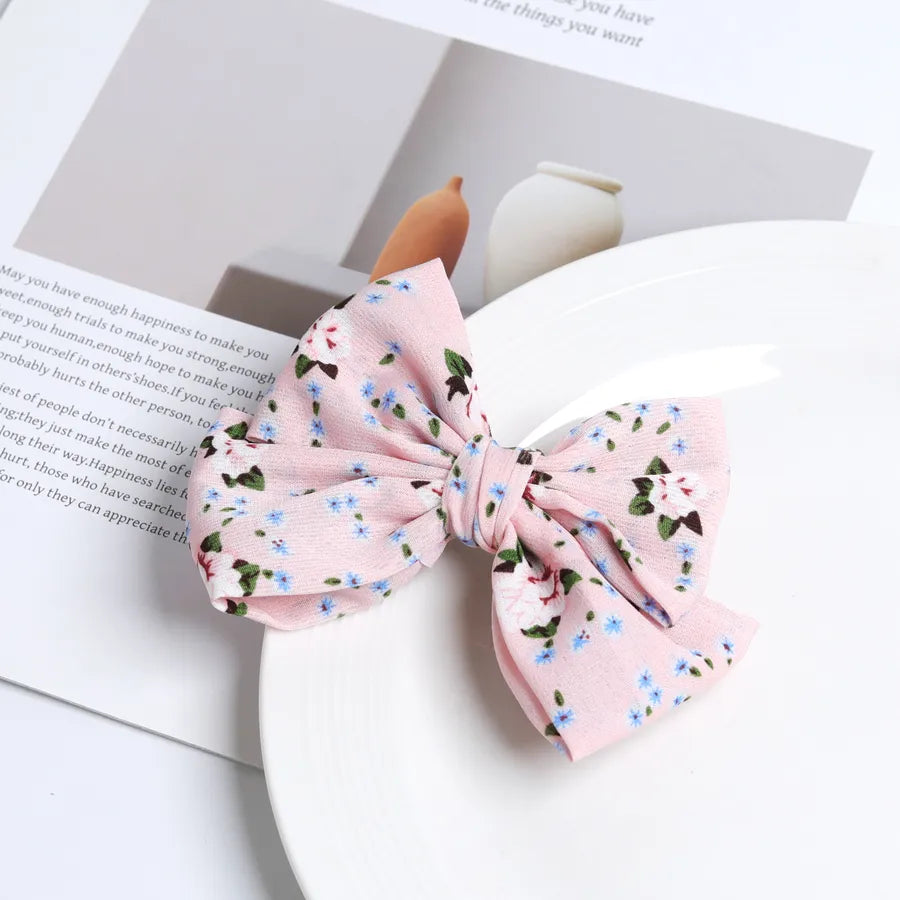 Lady Sweet Women's Floral Cloth Hair Clip