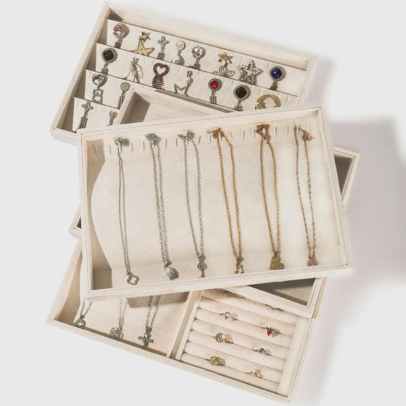 1 Piece velvet Flannel Casual Elegant Solid Color Jewelry Display Jewelry Rack