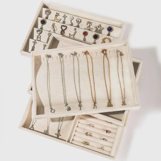 1 Piece velvet Flannel Casual Elegant Solid Color Jewelry Display Jewelry Rack