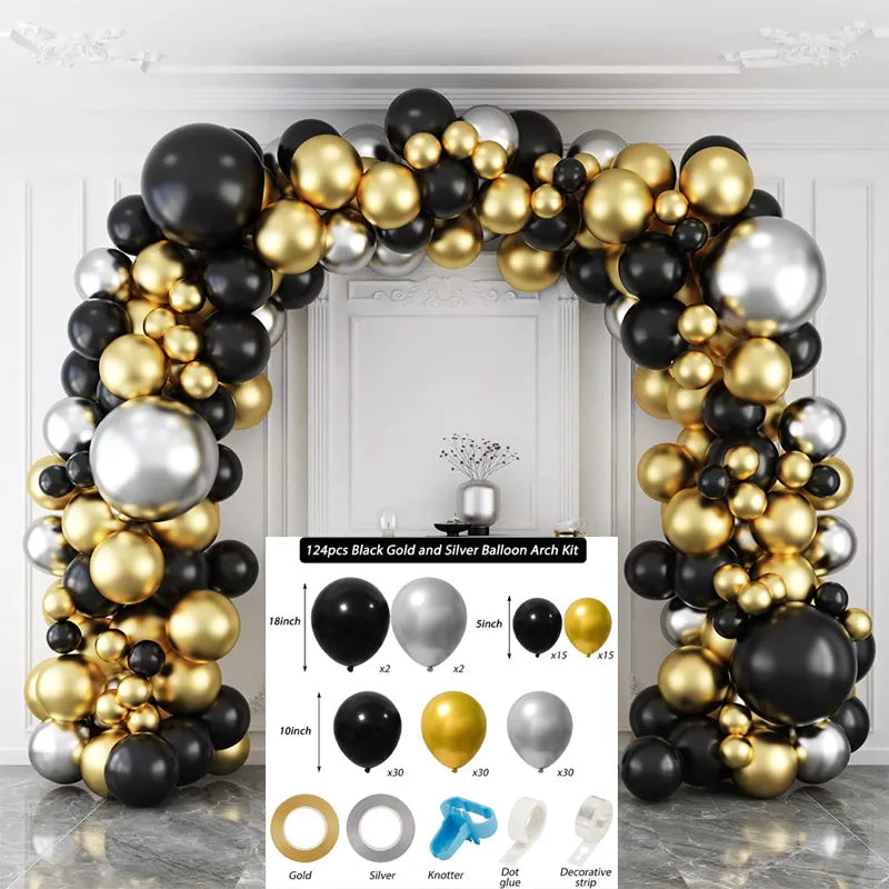 10 Series Birthday Party Decoration Balloon Suit Balloon Chain Arch Wedding Wedding Room Scene Arrangement