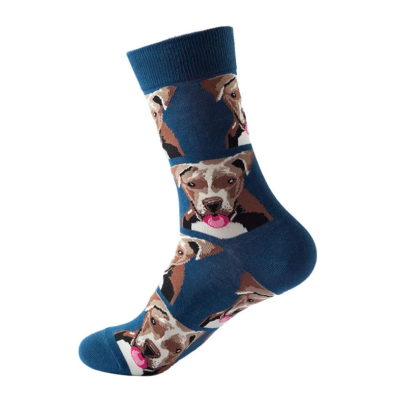 unisex sports cartoon nylon cotton jacquard ankle socks 1 piece