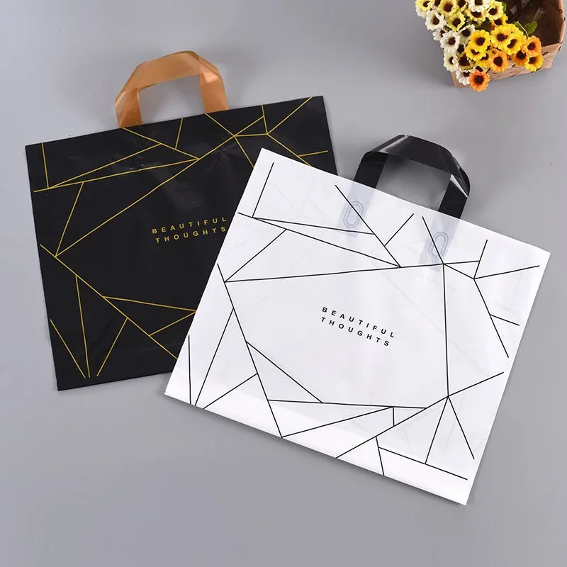 Universal pe portable plastic bag women's clothing shopping bag gift bag underwear children's clothing cosmetics hand-held plastic bag
