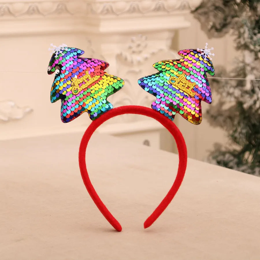 Christmas Cute Snowman Antlers Elk Nonwoven Party Festival Hair Band Costume Props Party Accessories