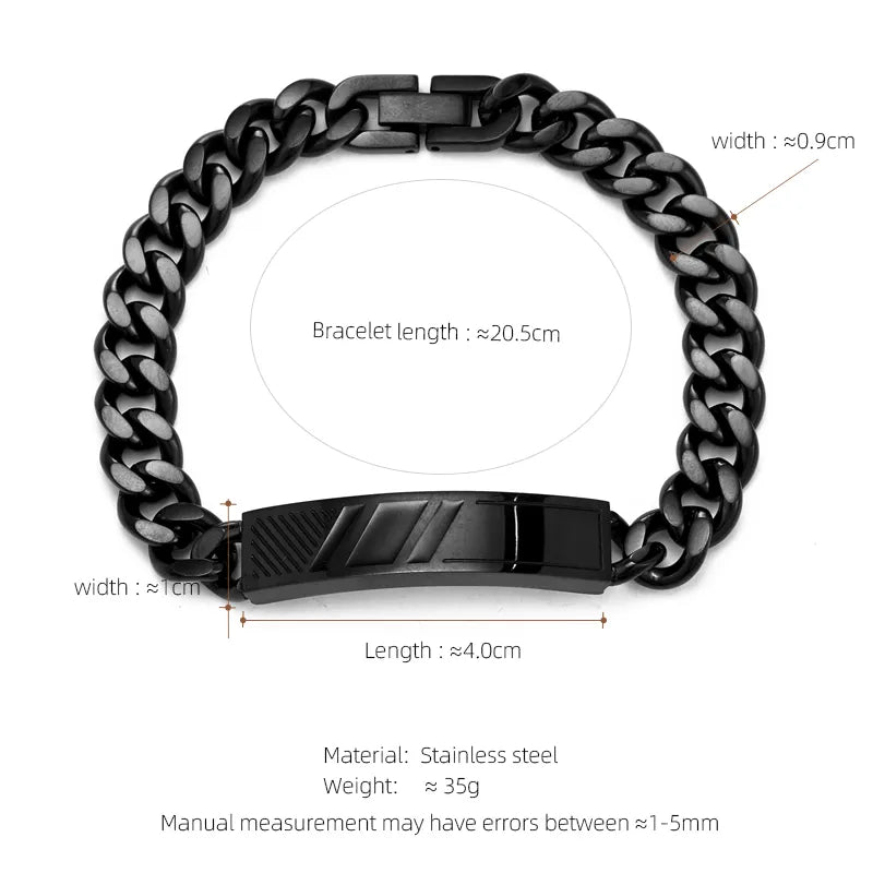 Casual Hip-Hop Punk Geometric 304 Stainless Steel 18K Gold Plated Unisex Bracelets