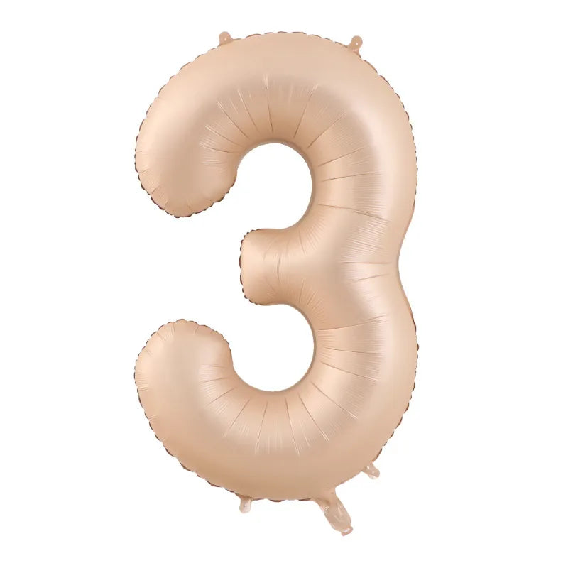 birthday number aluminum film party balloons 1 piece
