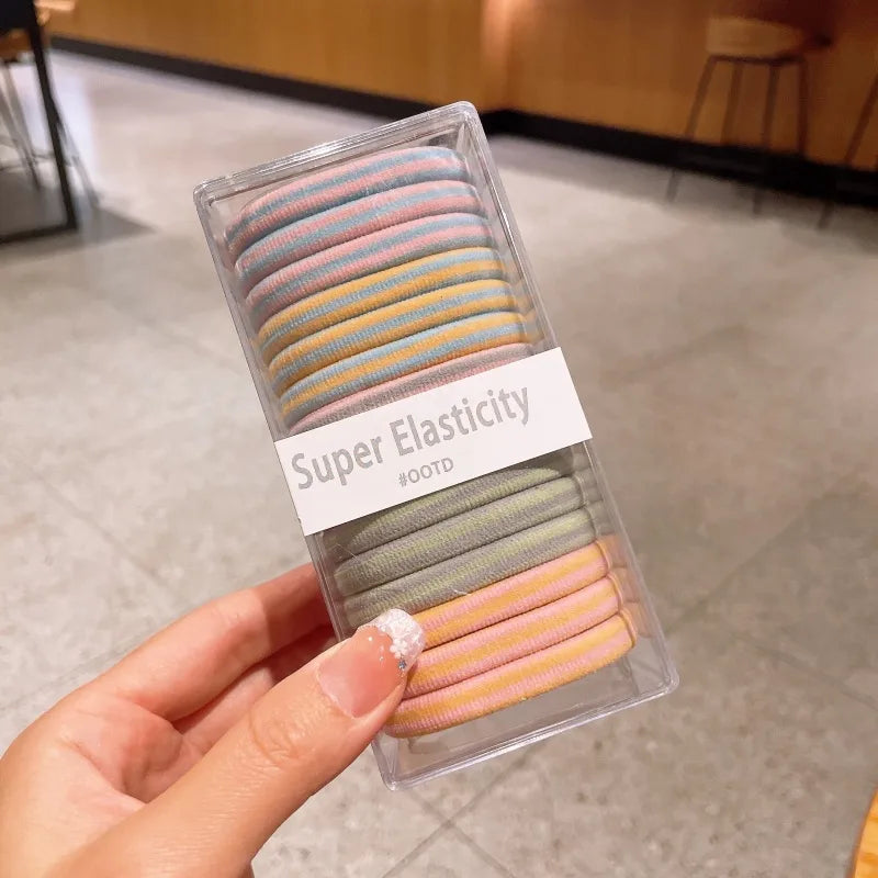 Simple Style Girl'S Solid Color Cloth Hair Tie