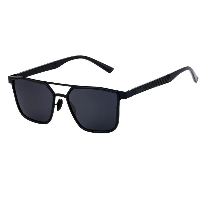 Streetwear Color Block Tac Square Full Frame Men's Sunglasses
