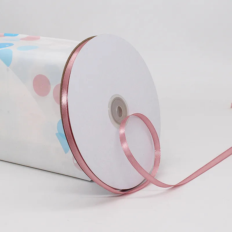 Classic Style Solid Color Polyester Wedding Birthday Party Supplies Gift Wrapping Supplies 1 Roll