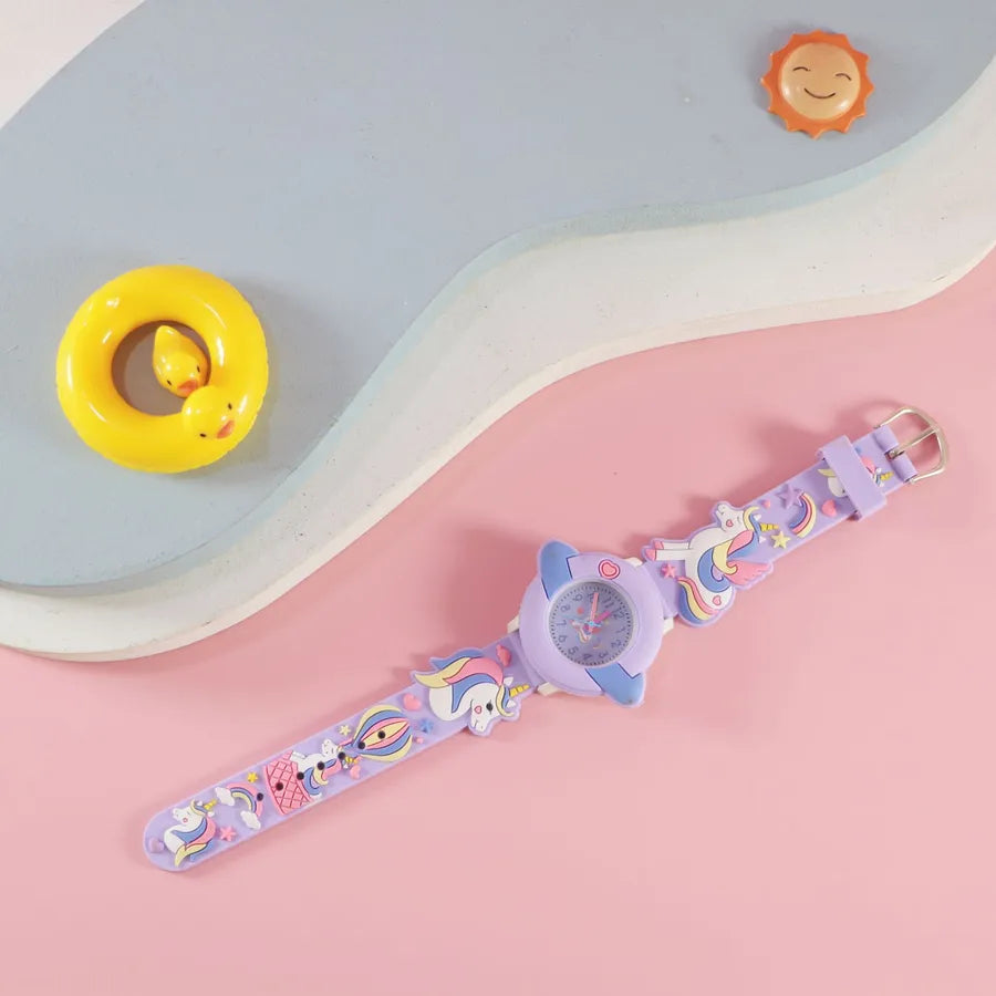 Manufacturers supply new creative children's watches kindergarten primary school students cartoon veneer watches cartoon watch wholesale