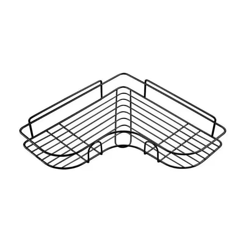 Bathroom Kitchen Corner Storage Rack Bathroom Wall Corner Tripod Corner Rack Iron Punch-free Storage Rack