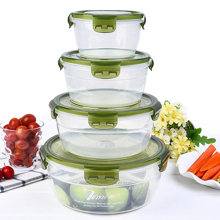 Casual Solid Color Plastic crisper
