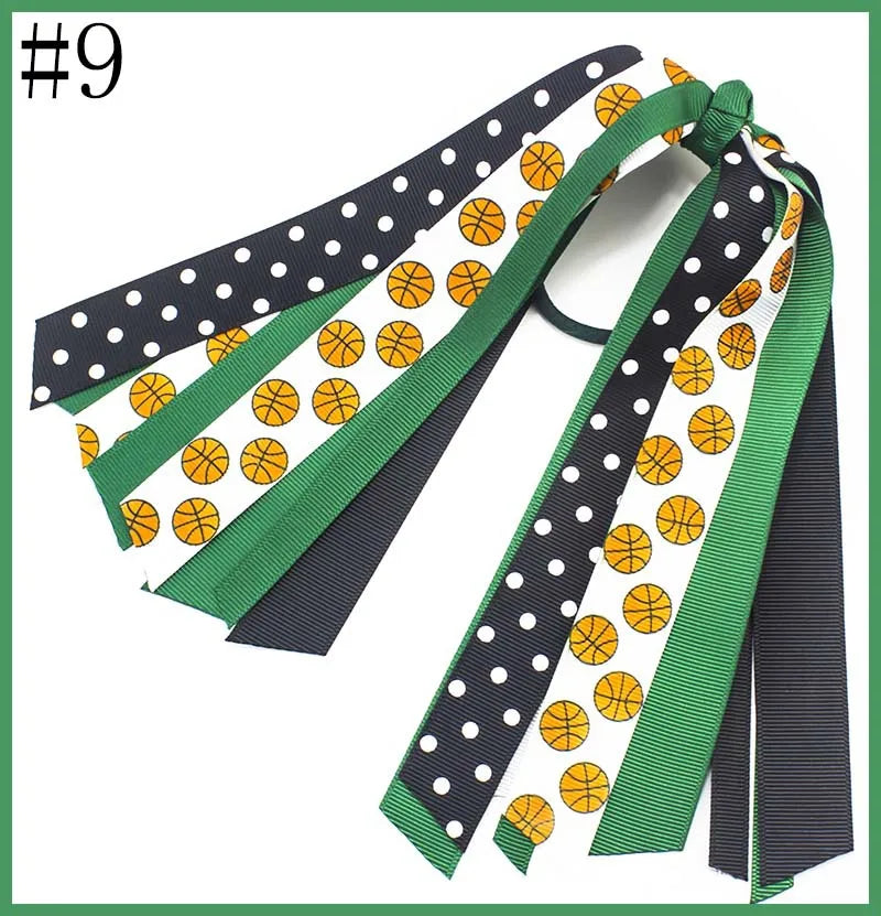 Sports Hair Accessories Football Volleyball Baseball Series Hair Rope Children Girls Cheer Strap