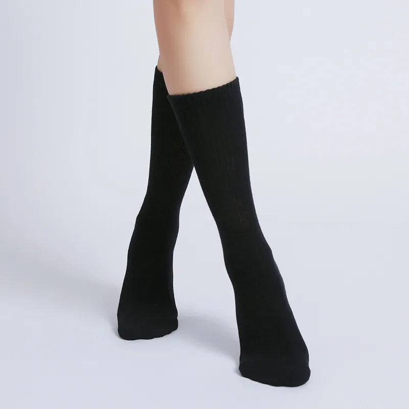 Unisex Casual Sports Letter Stripe Cotton Crew Socks A Pair