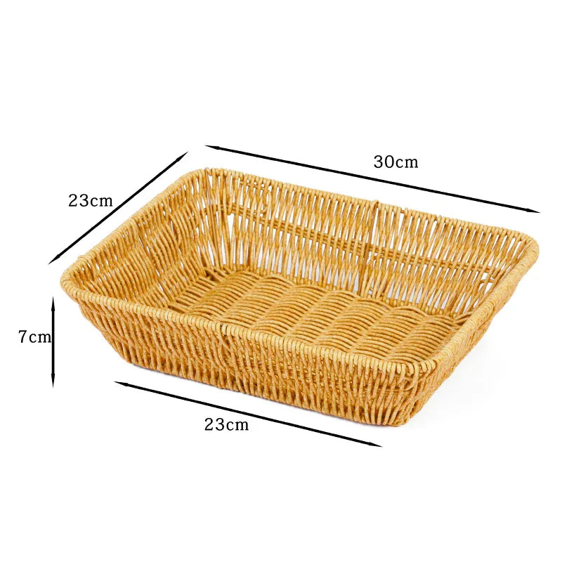 Simple Style Solid Color Storage Basket