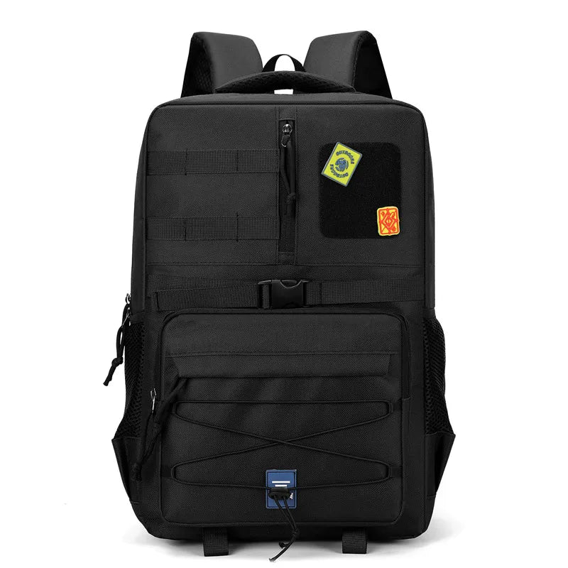 Unisex Basic Solid Color Camouflage Oxford Cloth Travel Bags