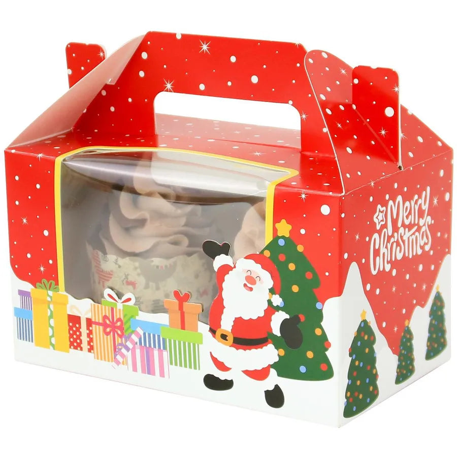 Christmas Cute Christmas Tree Santa Claus Kraft Paper Party Gift Wrapping Supplies