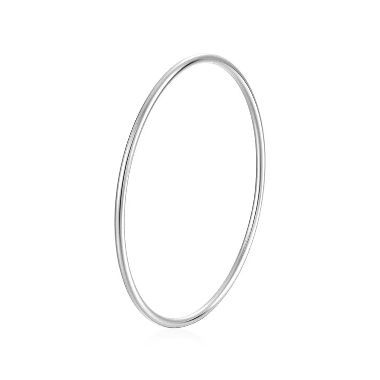 Retro Classic Style Geometric Flower 304 Stainless Steel Bangle In Bulk