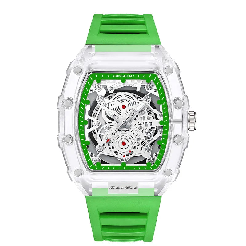 Simple Style Geometric Buckle Quartz Men's Watches