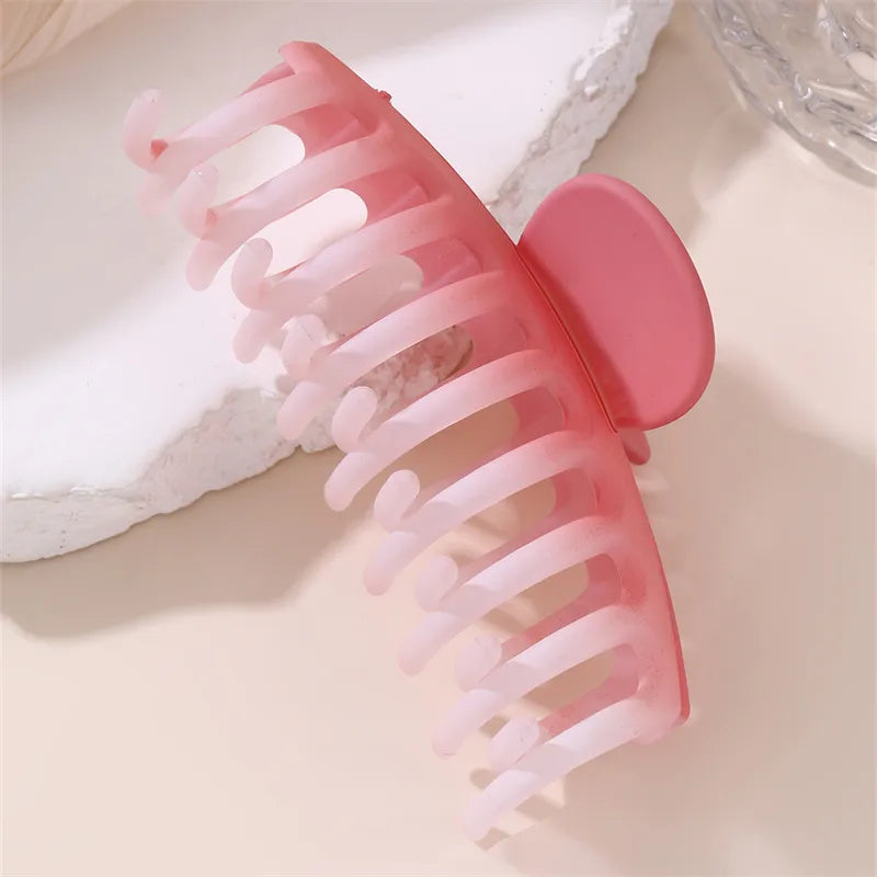 Sweet Simple Style Women's Gradient Color Alloy Hair Claws