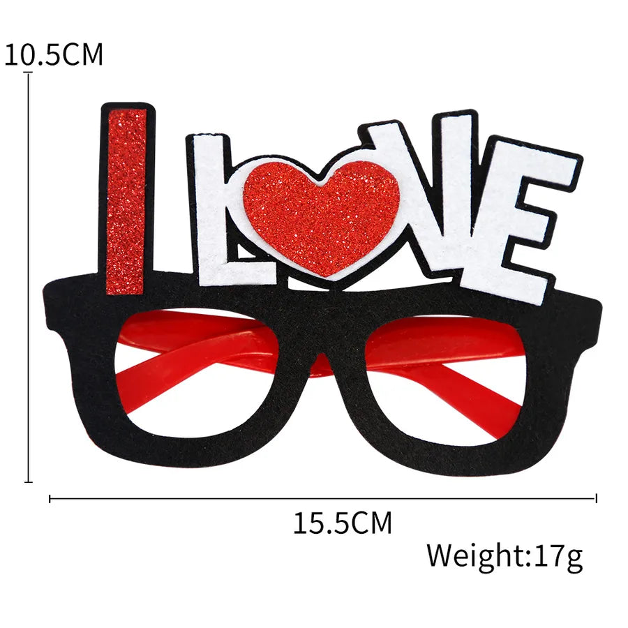 valentine's day geometric cloth party costume props