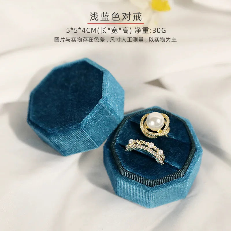 elegant solid color flannel wholesale jewelry boxes