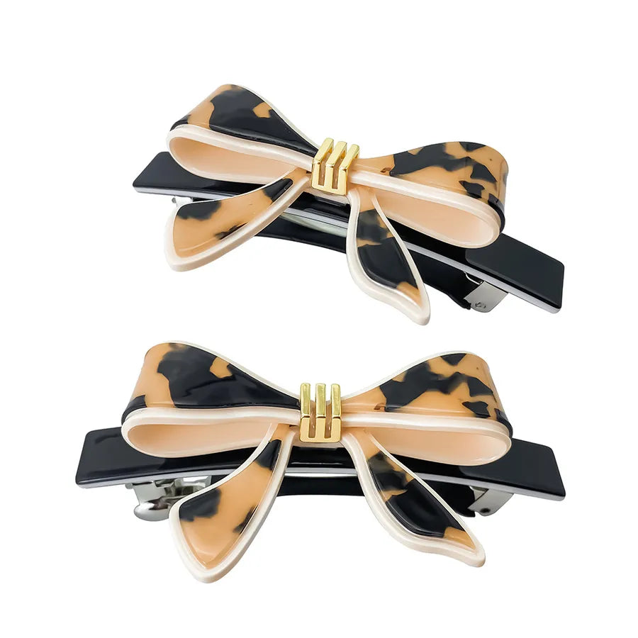 Elegant Sweet Butterfly Knot Acetate Hair Clip Fashionable Spring Clamp Versatile Stylish Hair Accessory For Women