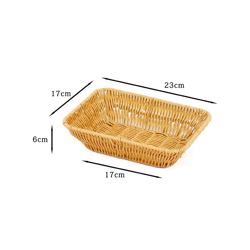 Simple Style Solid Color Storage Basket