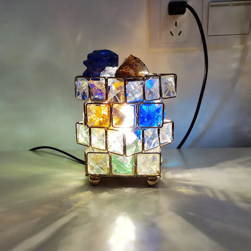 Casual Geometric Glass Stone Lighting Accessories