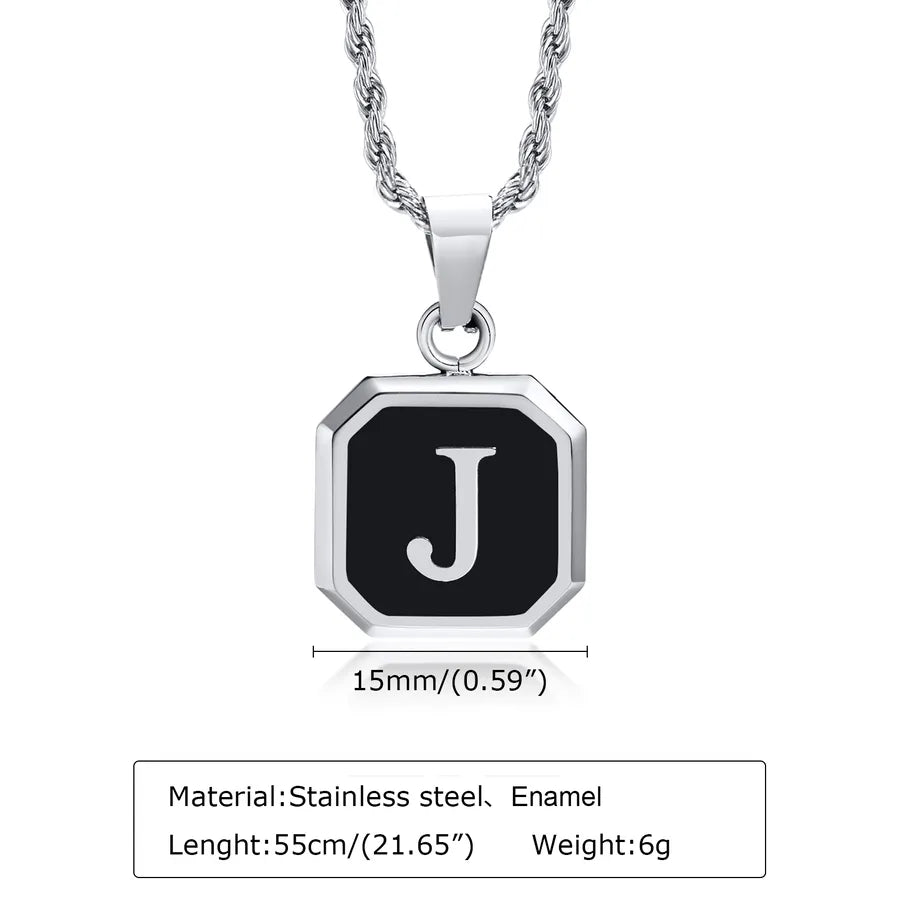 304 Stainless Steel Hip-Hop Enamel letter