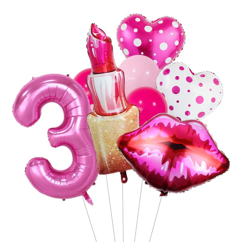 Birthday Simple Style Classic Style Color Block Aluminum Film Birthday Festival Balloons