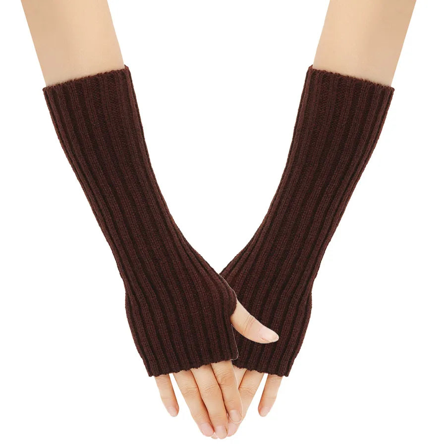 women's modern style solid color gloves 1 pair