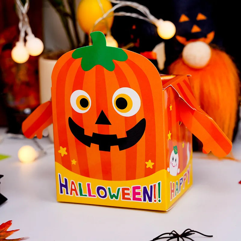 ARM Halloween cookies DIY biscuit box pumpkin ghost food dessert carton candy bag packaging