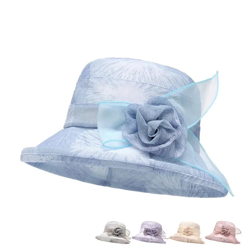 Women's Casual Elegant Simple Style Solid Color Wide Eaves Bucket Hat
