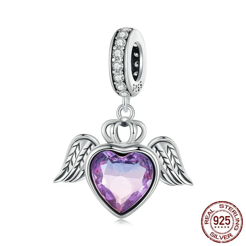 Aifule Original Love Series S925 Sterling Silver DIY Beaded Personality Heart-Shaped Scattered Beads Bead Ornament Combination