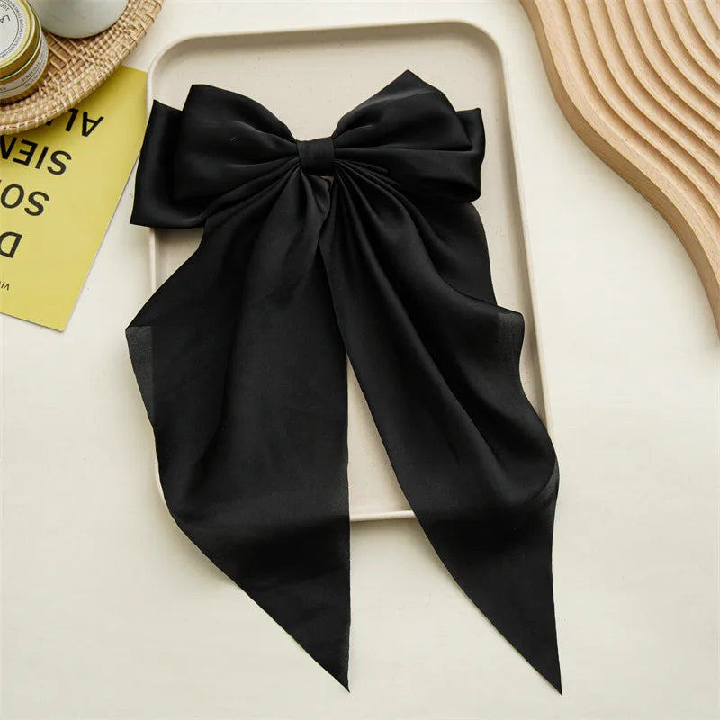 women's fashion bow knot cloth hair clip