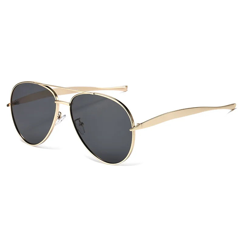 Elegant Simple Style Solid Color Pc toad glasses Full Frame Women's Sunglasses