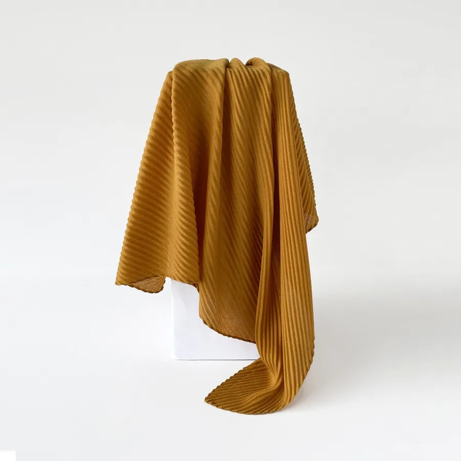 Women's Elegant Simple Style Solid Color Imitation cotton and linen Silk Scarf