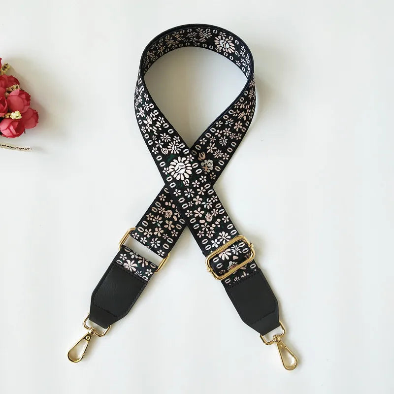 new flower shoulder accessories adjustable shoulder messenger women's bag strap
