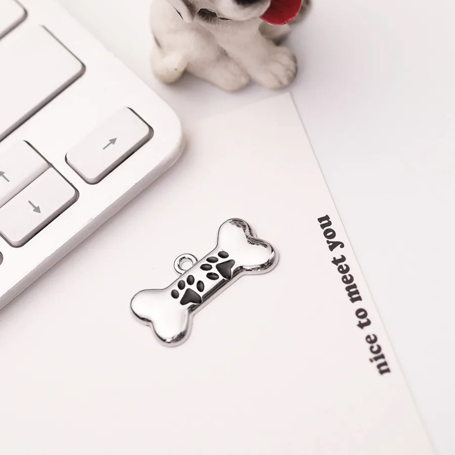 Basic Simple Style Metal Footprint Pet Accessories