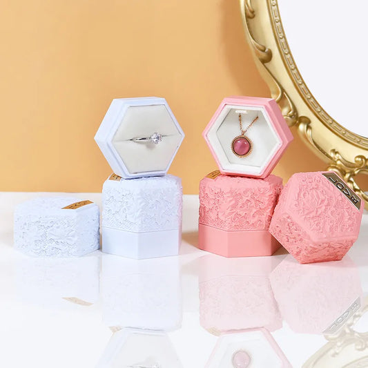 1 Piece Plastic Elegant Retro Daily Geometric Jewelry Boxes