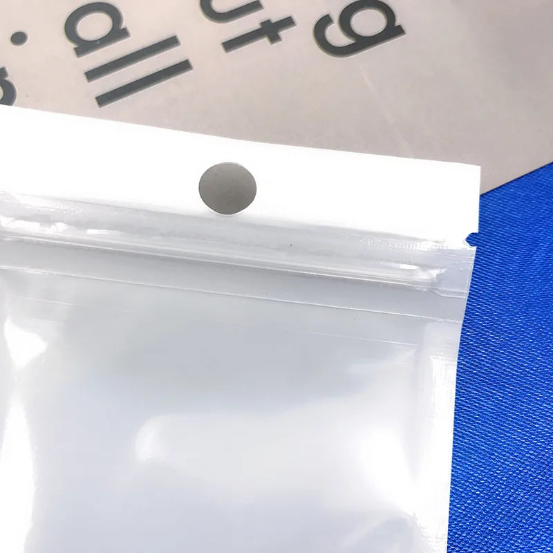 basic solid color plastic storage bag