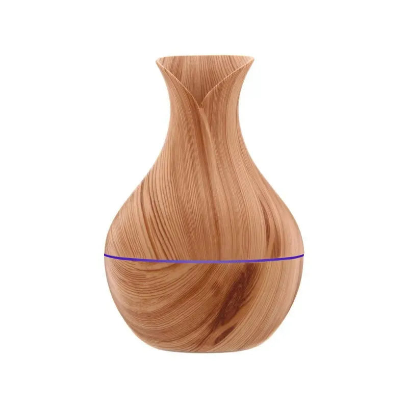 in stock mushroom humidifier spray mute usb vase humidifier aromatherapy machine mini wood grain round humidifier